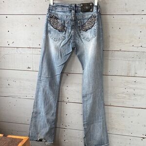 Miss Me, bootcut, distressed